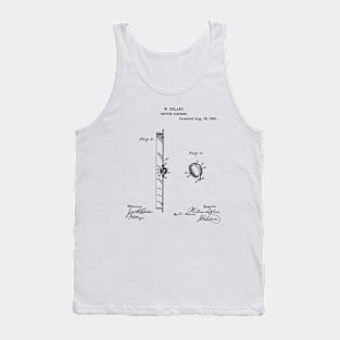 Shutter Fastener Vintage Patent Hand Drawing Tank Top